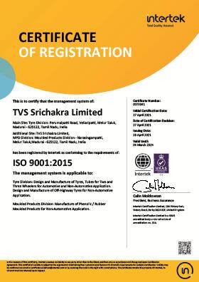 ISO 9001 : 2015 QUALITY